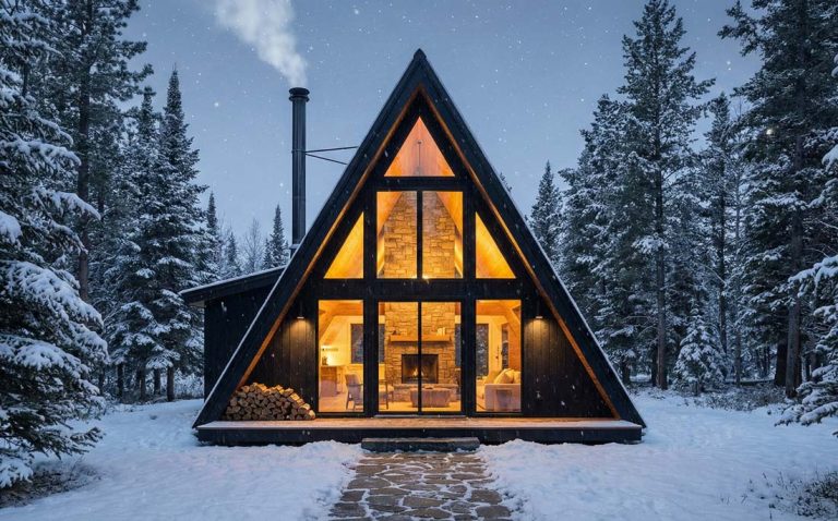 airbnb hosting tips - cabin in the woods